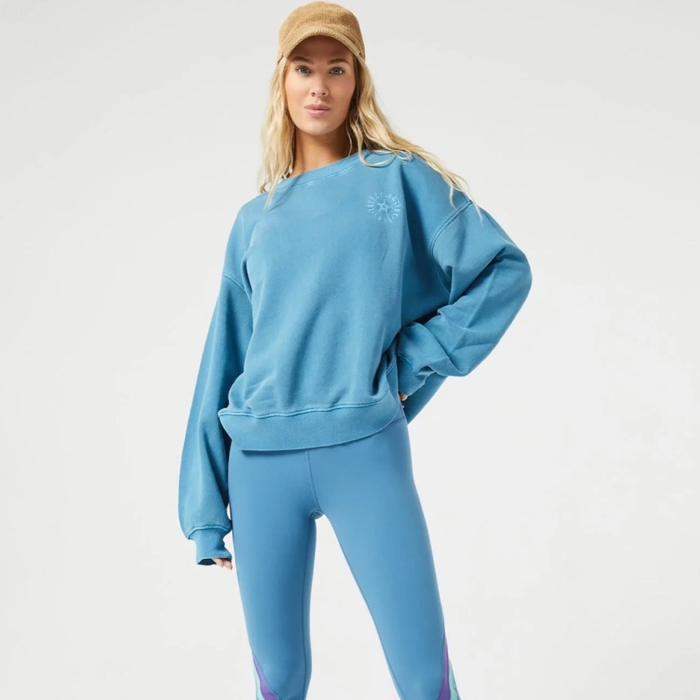 L*Space Take a Hime Pullover in Blue sz M/L